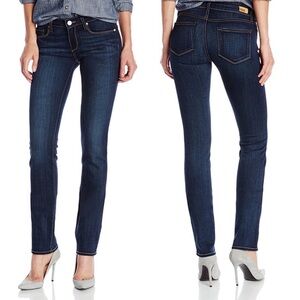 Paige skyline straight Dark Indigo Jeans for Women - Slim Fit Classic denim